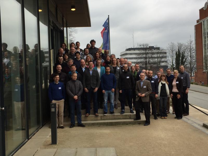 The STEMM-CCS meeting participants outside the Kunsthalle zu Kiel (image courtesy of Doug).